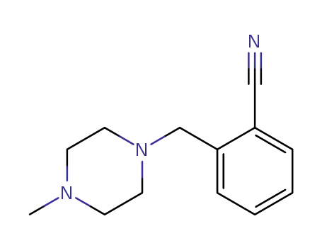 Molecular Structure of 864069-00-1 (2-[(4-METHYLPIPERAZIN-1-YL)METHYL]BENZONITRILE)