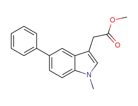 methyl 2-(1-methyl-5-phenyl-1H-indol-3-yl)acetate