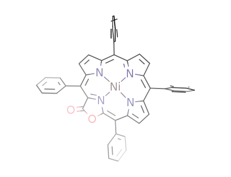 Molecular Structure of 922142-13-0 (meso-tetraphenyl-2-oxa-3-oxoporphyrinatonickel(II))