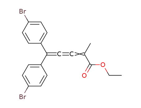5,5-bis(4-bromophenyl)-2-methylpenta-2,3,4-trienoic acid ethyl ester