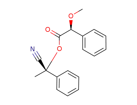 (S)-1-cyano-1-phenylethyl (S)-2-methoxy-2-phenylacetate