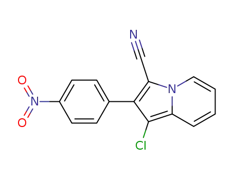 1-chloro-2-(4-nitrophenyl)indolizine-3-carbonitrile