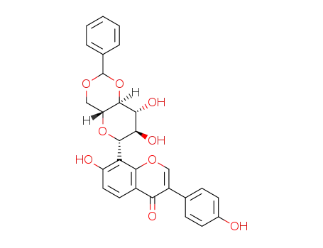 Molecular Structure of 934696-18-1 (4'',6''-O-benzylidenepuerarin)
