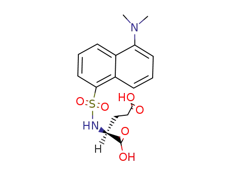 Molecular Structure of 1101-68-4 (L-Glutamic acid, N-[[5-(dimethylamino)-1-naphthalenyl]sulfonyl]-)