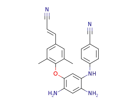 (E)-N<sub>1</sub>-(4'-cyanophenyl)-5-(4''-cyanovinyl-2'',6''-dimethyl)phenoxybenzene-1,2,4-triamine