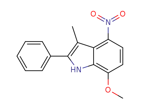 3-methyl-7-methoxy-4-nitro-2-phenylindole