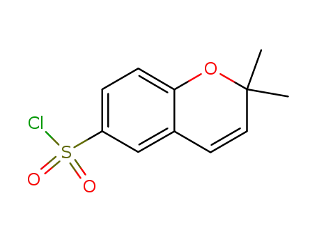 Molecular Structure of 185316-64-7 (2,2-dimethyl-2H-1-benzopyran-6-sulfonyl chloride)