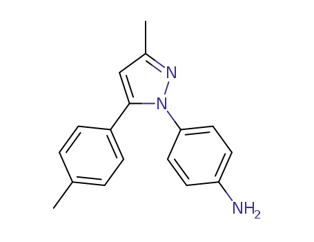4-(3-methyl-5-p-tolyl-1H-pyrazol-1-yl)aniline