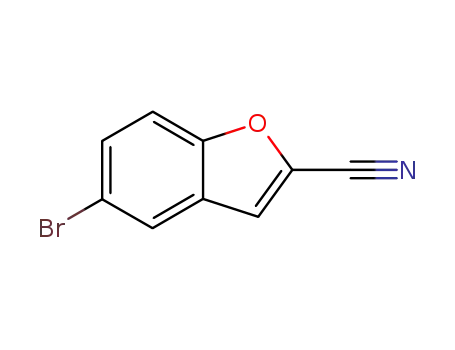 Molecular Structure of 35351-45-2 (2-Benzofurancarbonitrile, 5-bromo-)