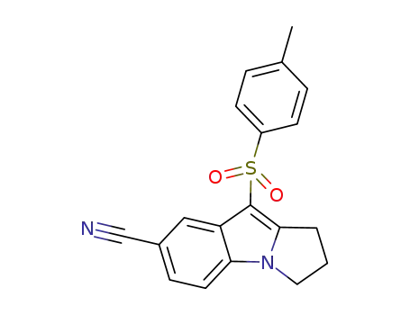 9-(p-toluenesulfonyl)-2,3-dihydro-1H-pyrrolo[1,2-a]indole-7-carbonitrile