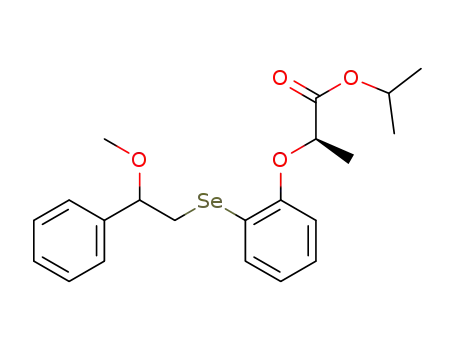 isopropyl (2R)-2-(2-((2-methoxy-2-phenylethyl)selanyl)phenoxy)propanoate