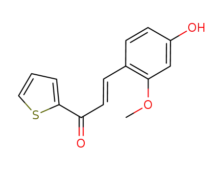 (E)-3-(4-hydroxy-2-methoxyphenyl)-1-(thiophen-2-yl)prop-2-en-1-one