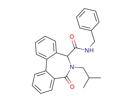 N-benzyl-6-isobutyl-7-oxo-6,7-dihydro-5H-dibenzo[c,e]azepine-5-carboxamide