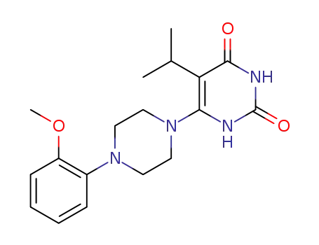 6-[4-(2-methoxyphenyl)-1-piperazinyl]-5-isopropyluracil