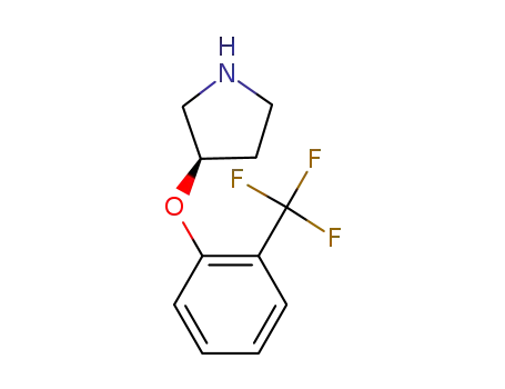피롤리딘, 3-[2-(트리플루오로메틸)페녹시]-, (3R)-