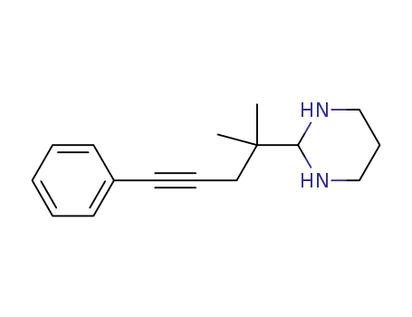 2-(2-methyl-5-phenylpent-4-yn-2-yl)hexahydropyrimidine