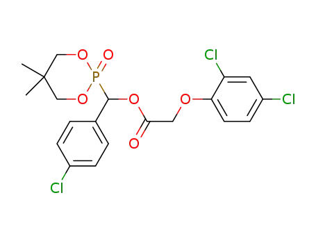 2-[((2,4-dichlorophenoxy)acetyl)oxy](4-chlorophenyl)methyl-5,5-dimethyl-1,3,2-dioxaphosphinan-2-one