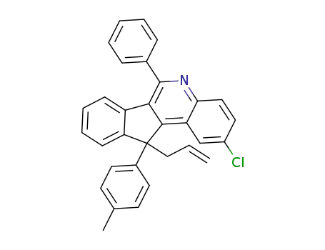 11-allyl-2-chloro-6-phenyl-11-(p-tolyl)-11H-indeno[1,2-c]quinoline