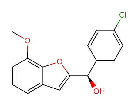 (R)-(4-chlorophenyl)(7-methoxybenzofuran-2-yl)methanol