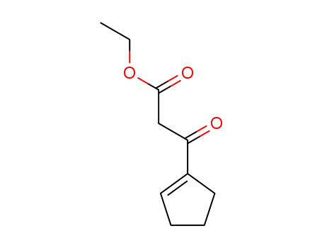 3-Oxo-3-<cyclopenten-1-yl>-propionsaeureaethylester