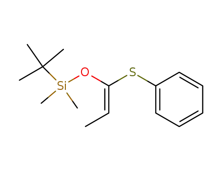 tert-Butyl-dimethyl-((E)-1-phenylsulfanyl-propenyloxy)-silane