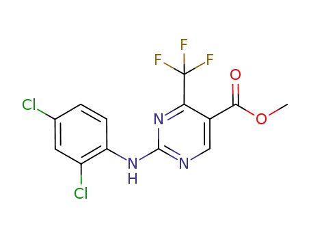 Methyl 2-(2,4-dichlorophenylamino)-4-trifluoromethylpyrimidine-5-carboxylate
