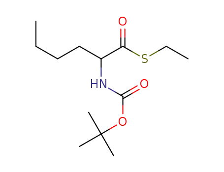 Molecular Structure of 1335290-26-0 (DL-N-Boc-norLeu-SEt)