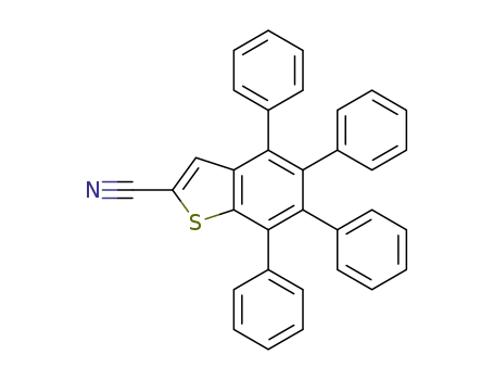 4,5,6,7-tetraphenylbenzo[b]thiophene-2-carbonitrile