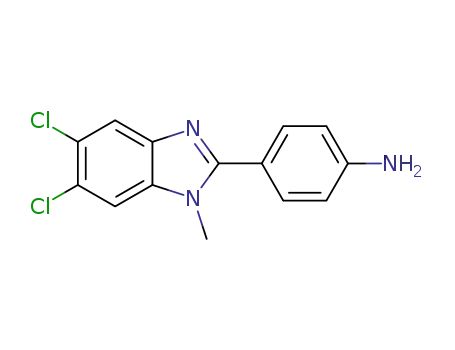 2-(4-aminophenyl)-5,6-dichloro-1-methyl-1H-benzimidazole