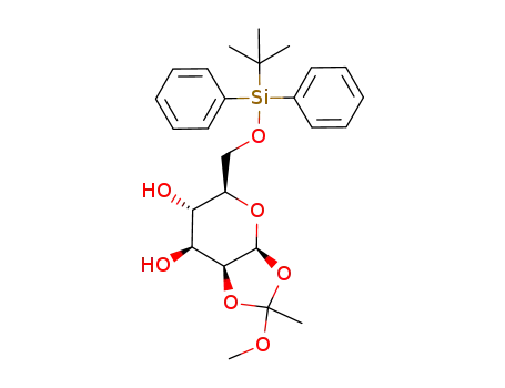 6-O-tert-Butyldiphenylsilyl-1,2-O-(methyl-orthoacetyl)-β-D-mannopyranose
