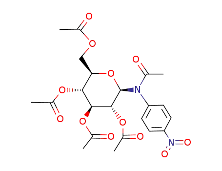2,3,4,6-Tetra-O-acetyl-1<(acetyl)(4-nitrophenyl)amino>-1-desoxy-β-D-glucopyranose