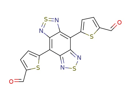 4,8-di(5-carbaldehydethiophene-2-yl)benzo[1,2-c:4,5-c']bis[1,2,5]thiadiazole