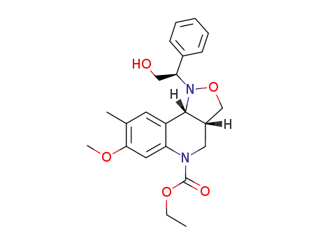 (αR,3aR,9bR)-5-carbethoxy-1-(1-phenyl-2-hydroxyethyl)-7-methoxy-8-methyl-1,3a,4,9b-tetrahydro-3H-isoxazolo[4,3-c]quinoline