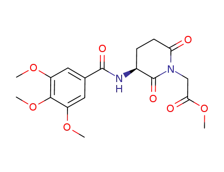(S)-methyl 2-(2,6-dioxo-3-(3,4,5-trimethoxybenzamido)piperidin-1-yl)acetate