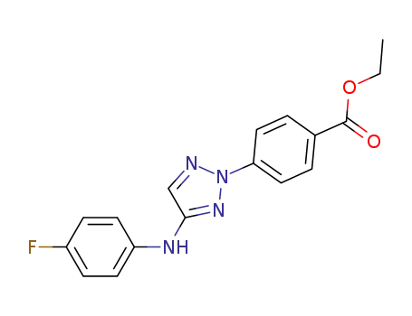 ethyl 4-[4-(4-fluorophenylamino)-2H-1,2,3-triazol-2-yl]benzoate
