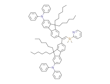 7-{1-[2-(diphenylamino)-9,9-dihexyl-9H-fluoren-7-yl]-2-[dimethyl(pyridin-2-yl)silyl]vinyl}-9,9-dihexyl-N,N-diphenyl-9H-fluoren-2-amine