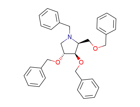 2,3,5-tri-O-benzyl-1,4-dideoxy-1,4-imino-N-benzyl-L-xylitol