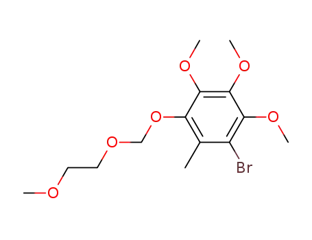 Benzene,
1-bromo-2,3,4-trimethoxy-5-[(2-methoxyethoxy)methoxy]-6-methyl-