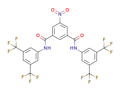 N<sub>1</sub>,N<sub>3</sub>-bis(3,5-bis(trifluoromethyl)phenyl)-5-nitrobenzene-1,3-dicarboxamide