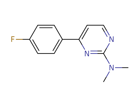 2-Dimethylamino-4-(4-fluorophenyl)pyrimidine