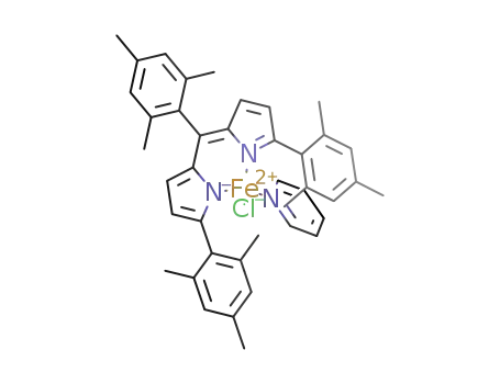 (1,5,9-trimesityldipyrromethene)FeCl(pyridine)