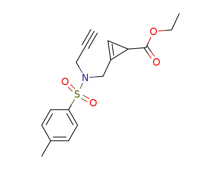 ethyl 2-((4-methyl-N-(prop-2-ynyl)phenylsulfonamido)methyl)cycloprop-2-enecarboxylate