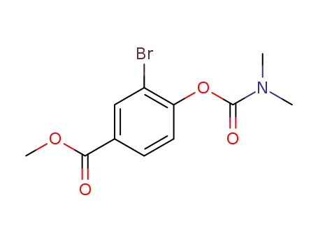 methyl 3-bromo-4-(dimethylcarbamoyloxy)benzoate