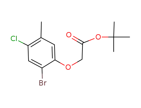 (2-bromo-4-chloro-5-methylphenoxy)acetic acid tert-butyl ester
