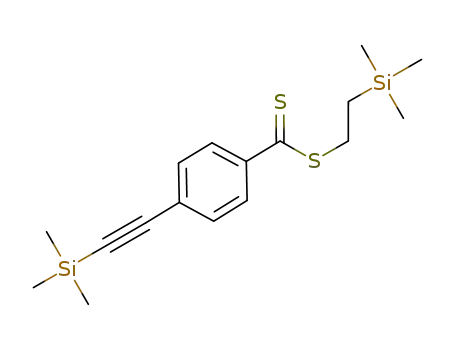 4-[(trimethylsilyl)ethynyl]dithiobenzoic acid 2-(trimethylsilyl)ethyl ester