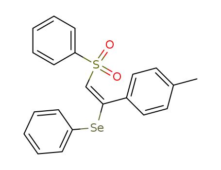 1-((E)-2-Benzenesulfonyl-1-phenylselanyl-vinyl)-4-methyl-benzene