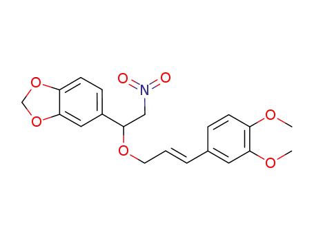 1-[(E)-3-(3,4-dimethoxyphenyl)-2-propenyloxy]-1-(3,4-methylenedioxyphenyl)-2-nitroethane