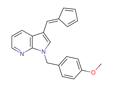 3-(cyclopenta-2,4-dienylidenemethyl)-1-(4-methoxybenzyl)-1H-pyrrolo[2,3-b]pyridine