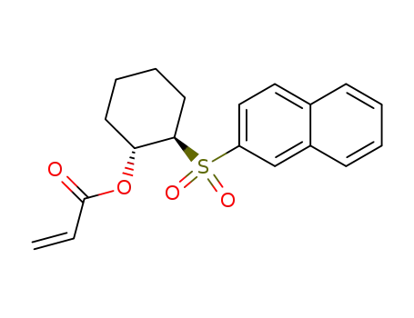 2-Propenoic acid, (1R,2R)-2-(2-naphthalenylsulfonyl)cyclohexyl ester