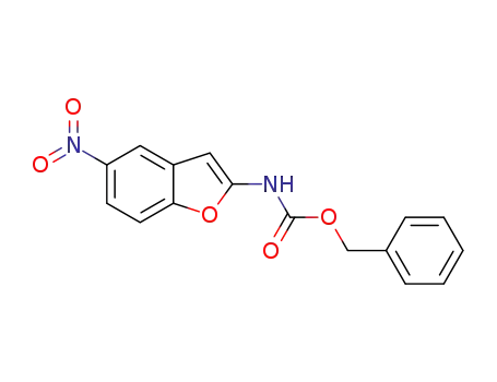 Molecular Structure of 1277175-54-8 (benzyl 5-nitrobenzofuran-2-ylcarbamate)